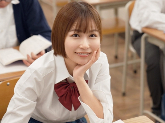 【ドS教え子の逆襲】制服美少女にチ○コを弄ばれ、射精管理で悶絶！ビンビンのチ○コが我慢の限界を迎え、ドM教師が完全敗北！！